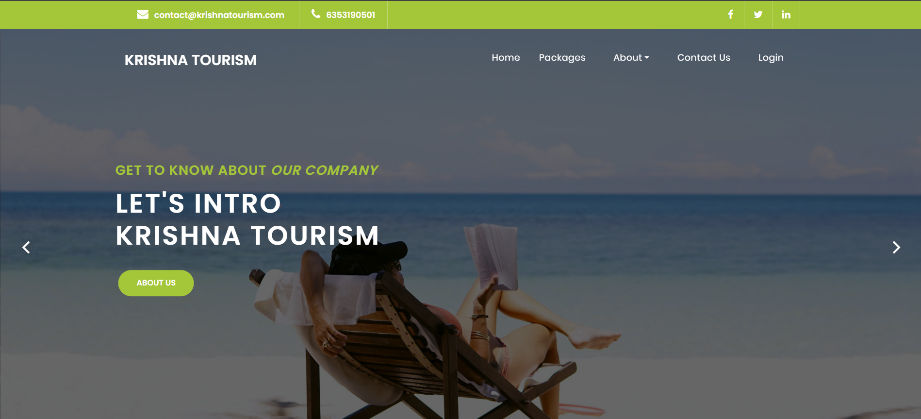 Tourism Booking System